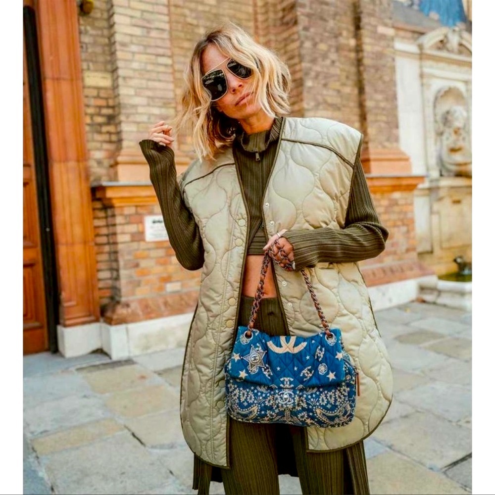 H&M Limited Edition Oversized Quilted Water repellent Vest jacket
